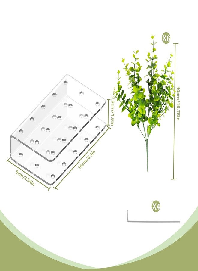 Hiyoo 6 PCS Fake Grass Plants Pee Post for Dogs to Pee on, Reusable Puppy Pee Post Training Tool Washable Artificial Eucalyptus Grass for Guiding and Trains Dogs to Urinate, Outdoor Dog Toilet - Image 2
